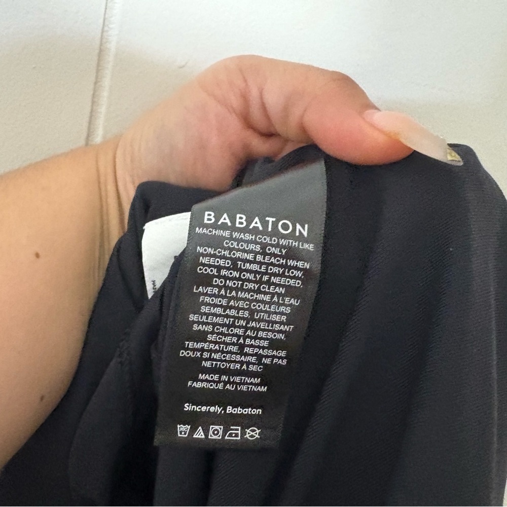 Babaton Contour One Shoulder Mini Dress Black Size M Bodycon - Picture 7 of 9
